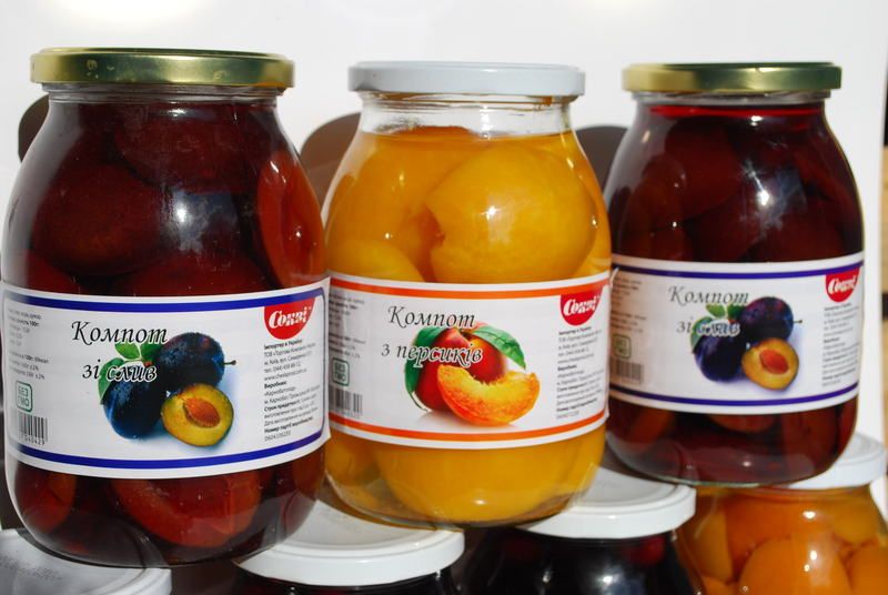 Gyümölcskonzervek szirupban
